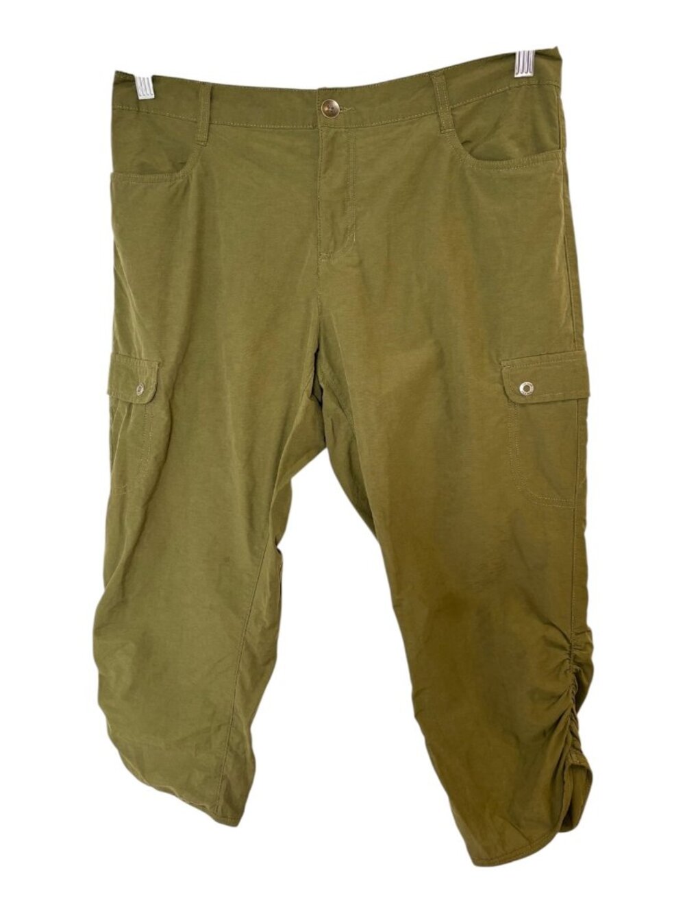 Woolrich Olive Green Cargo Hiking Capri Pants Size 10